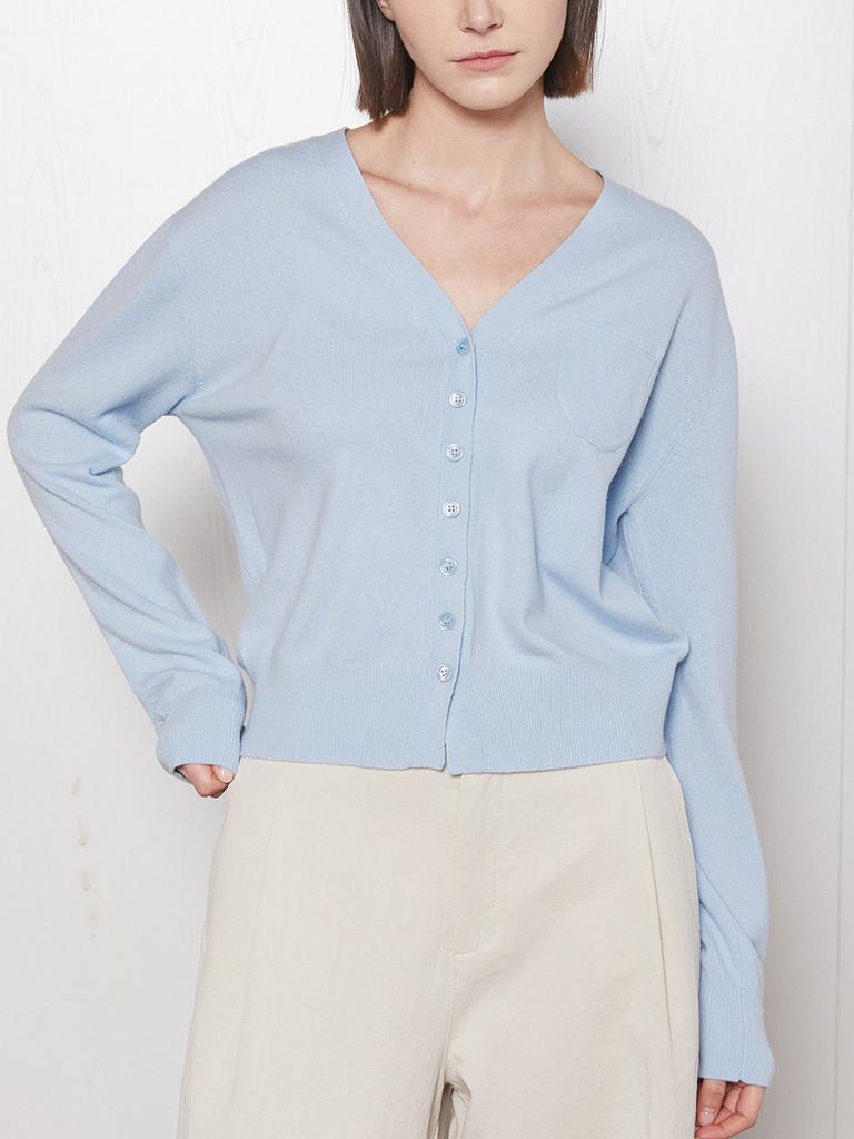 RAYHER Cashmere Blended V-Neck Cardigan[4Colors]