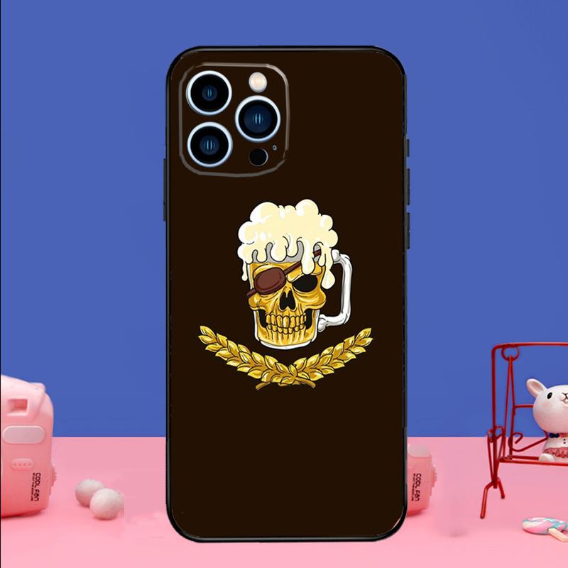 Beer Mug Beer Bubbles Phone Case For iPhone 17 16 15 13 11 12 14 Pro Max mini 15 16 Plus 16e 17 Air Bumper Cover
