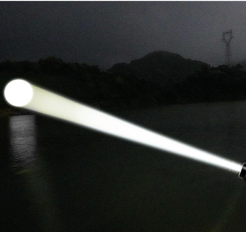 999000LM Hochleistungs-LED-Taschenlampen Wasserdicht Zoom Arbeitslicht 3000M Außenbeleuchtung Camping Angeln Laterne Wiederaufladbare Lampe