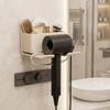 Kohlenstoffstahl Saugnapf Föhn Halter Wandmontiert Rostfrei Föhn Halterung Platzsparend Ohne Bohren Gebläse Halterung Toilette