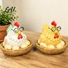 Weatherproof Resin Garden Decor Cartoon Hen Statue with Eggs Pastoral Style Figurine for Handmade Farmhouse Kitchen Ornaments Yard Patio Decor