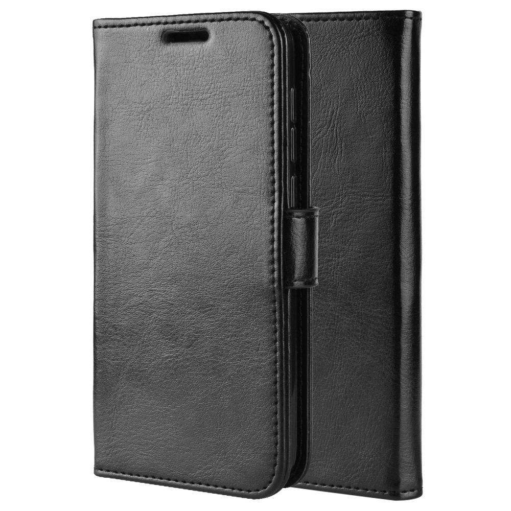 Motorola Edge Leather Flip Case with Crazy Horse Texture & Photo Frame