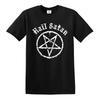 Hail Satan T Shirt Pentagram Star Rock Goth Unholy Satanic Devil Punk Top Tee