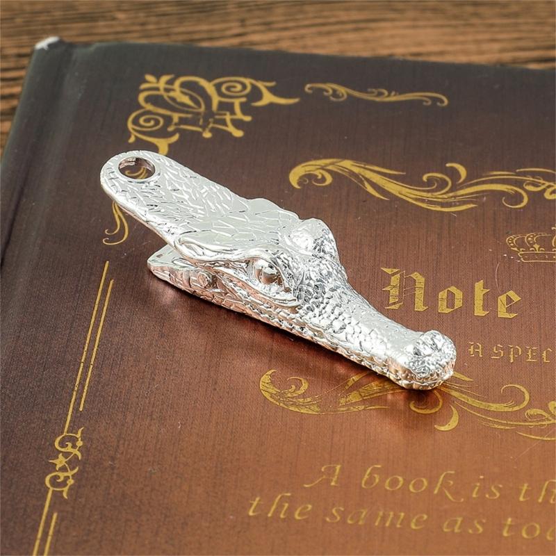 Elegant Alligator Clip Bookmarks Office Tool For Notebooks Documents Present  Metal Book Marks Book Clip