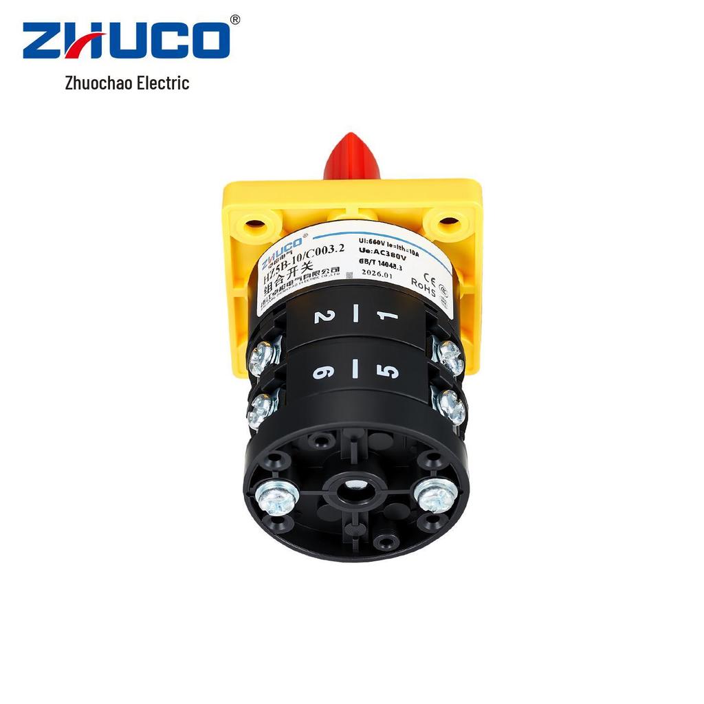 Zhuochao HZ5B-10/C003.2 Universal 0-1 Two-Speed Rotary Switch