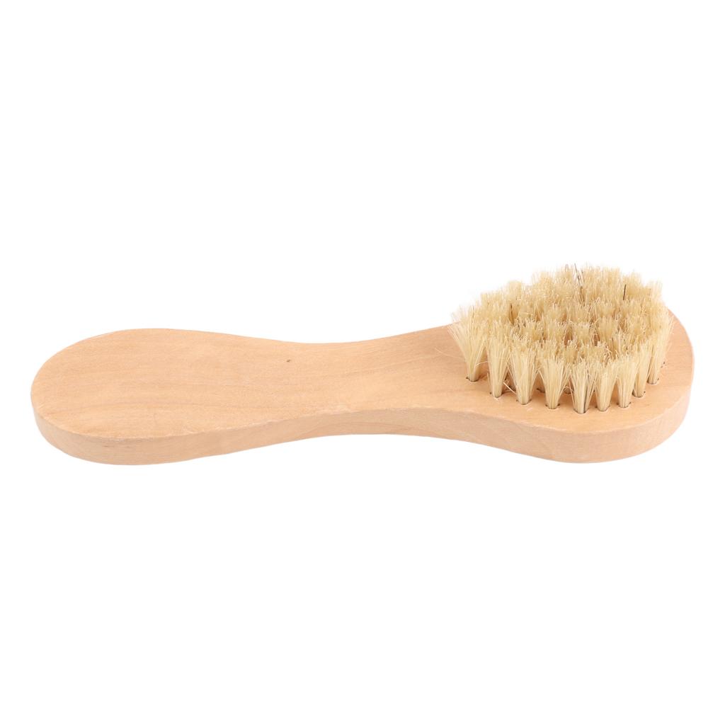 Wooden Handle Face Brush Exfoliating Cleaning Skin Brush Tool