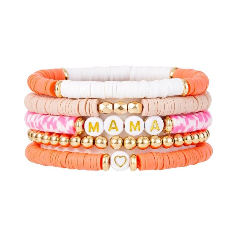 JYL TS Bracelet Stackable  MAMA Beads Nurtures Maternal Love & Blessings