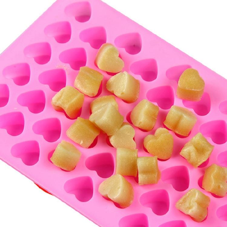 Chocolate, Ice, And Candle Making Molds Heart Silicone Baking Molds For Sweet Treat Chocolate Fudges Jellys Crafts