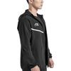 Li-Ning Solid Color Logo Print Zip-Up Hooded Jacket Men Jackets Black AFDR301-3