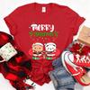 Joyeux Noël Mignon Bubu Dudu Graphiques Dessin Animé T-shirt Populaire Fête de Fête Unisexe Coton T-shirts Tendance Drôle Chemise de Noël