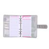 Budget Binder with 12 PVC Zipper Bags 12 Budget Cards 14 Monthly Planners 1 Cartoon Sticker 2 Word Stickers 20 Labels