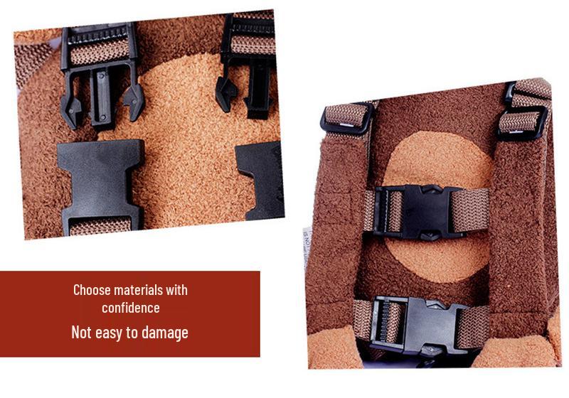 Perlen samt Affe Kinder 2-in-1 Anti-Verlust Rucksack & Leine mit kleinen Taschen