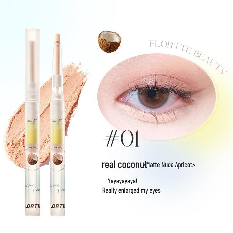 

FLORTTE Гель-карандаш для хайлайтера и теней под глаза - Осветляющий шиммер.