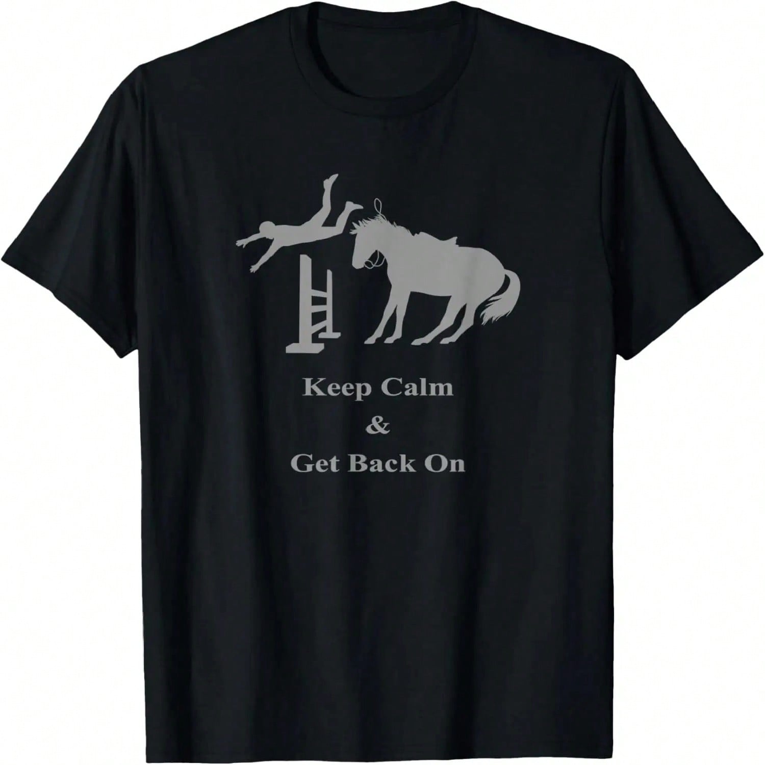 This Runs On Jesus And Horses Horse Lover Jesus T-Shirt S разноцветный