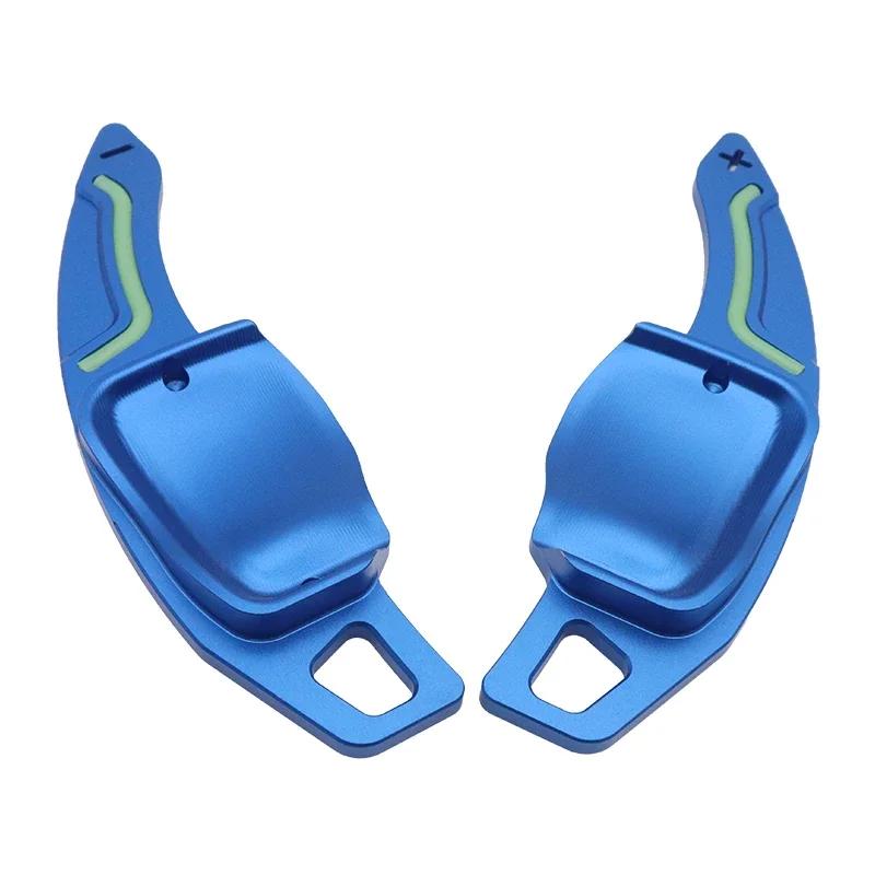 2pcs Car Aluminium Alloy Steering Wheel Paddle Extensions Shifters for VW Golf 6 MK6 R20 R36 GTI Jetta MK5 Passat B6 B7 CC Polo
