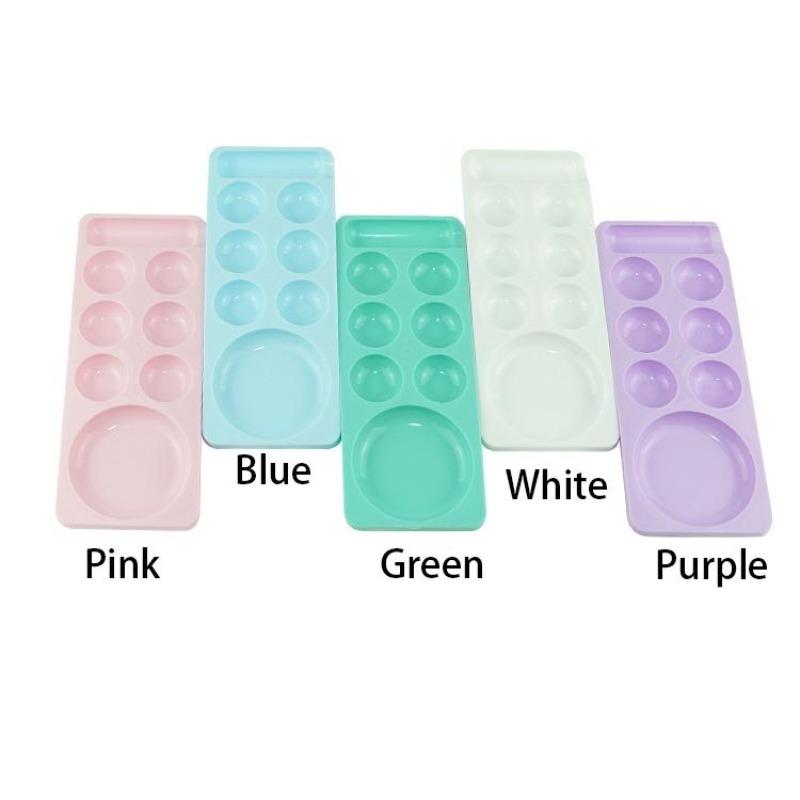 1 Stück Nail Art Palette, Künstliche Nagelspitzen, Farbmischen, Zeichnen, Palette, Gelpolitur, Display, Regal, Maniküre-Werkzeug, Nagel-Dekoration, Aufbewahrung