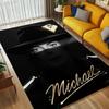 Michael Jackson Living Room Nonslip Area Rug Soft Carpet For Bedroom Gameoom Playroom Sofa Office Home Decor Doormat