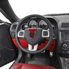Red ABS Steering Wheel Center Trim Cover For Dodge Challenger Charger 2009-2014
