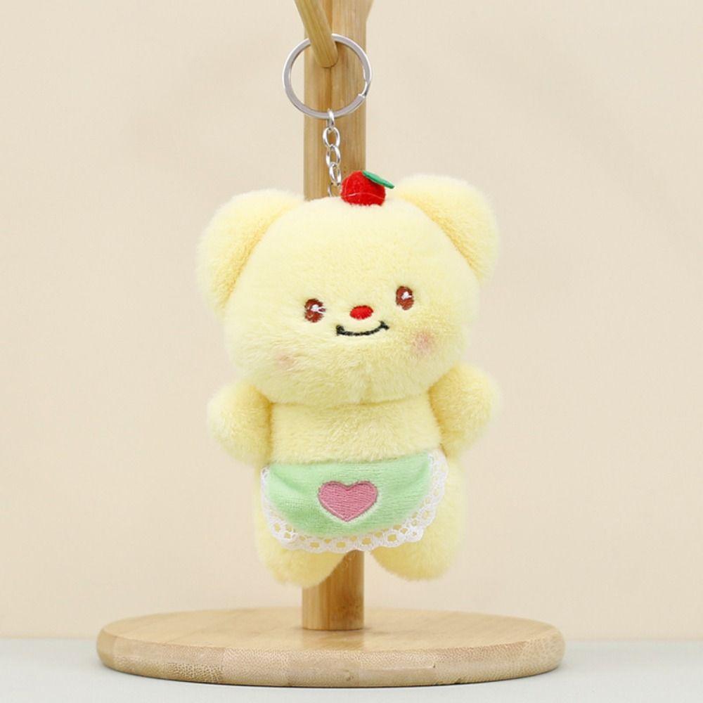 

Лялькові Іграшки Ведмедик Масло Брелок Підвіска Мультяшні Шарми для Рюкзака Милий Брелок для Ключів від Машини зелений