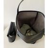 IELGY Large-capacity Soft Leather Lychee Pattern Bucket Bag, Fashionable Versatile Shoulder Underarm Bag