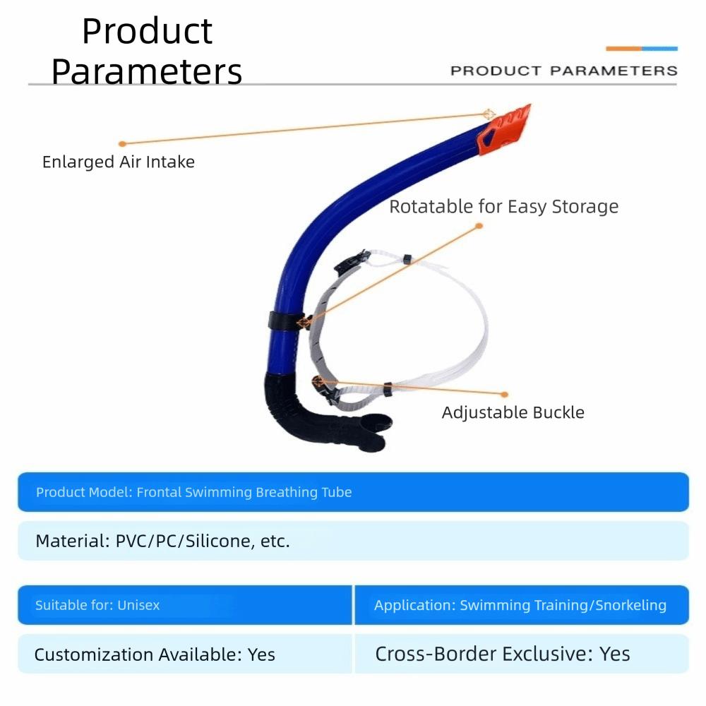 Silicone Mouthpiece Swimming Snorkel One-Way Purge Valve Snorkeling Snorkel  Snorkeling