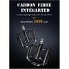 Mountain Bike Ultra-Light Carbon Fibre Flat Pedals Downhill Non-Slip Design Bearing System Bicycle Pedals Bike Lightweight Pedal