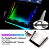 Car Wireless Charging Frame Light for Tesla Model Y Juniper 2025 2026 Highland Model 3 2024-UP Grand Starry Atmosphere Trim LED