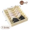 Underwear Organizer Bra Storage Box Panties Socks Storage Boxes Bedroom Wardrobe Clothes Organizer Foldable Drawer Separator Cas