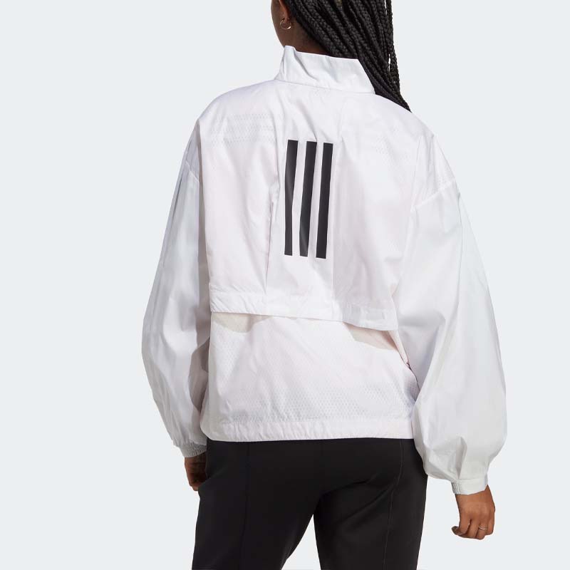 Adidas Traveer Wind.Rdy Jacket With Logo Print Women Jackets Miracle-Quartz HT8739