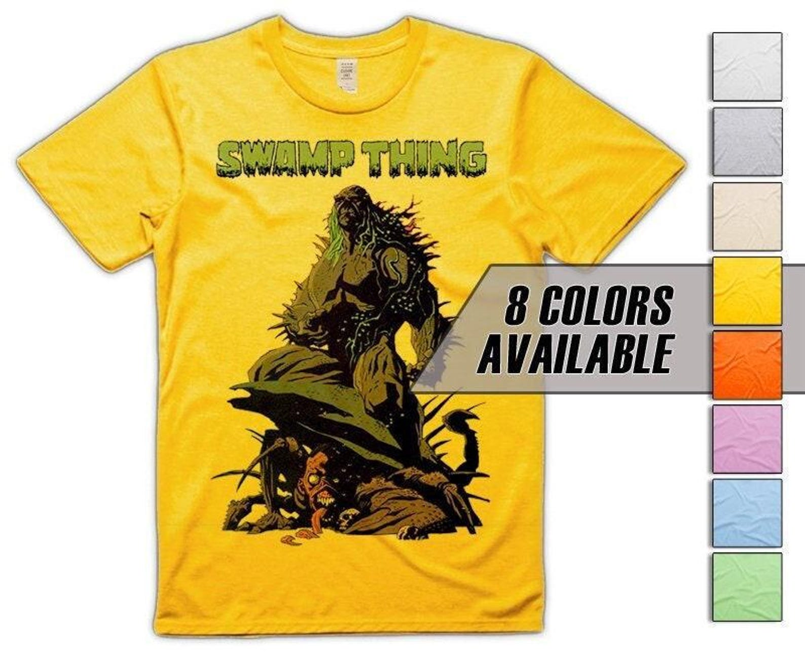 The Swamp Thing V16 Men s T-Shirt all sizes S-5XL 8 Colors available S