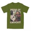 Bride Of Chucky T Shirts Horror Movie Awesome Tees Short Sleeve Crewneck T-Shirt Cotton 6XL Clothes