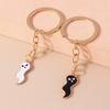 Cute Enamel Cartoon Halloween Keychain Ghost Pumpkin Key Rings for Men Women Handbag Pendants DIY Halloween Jewelry Gifts