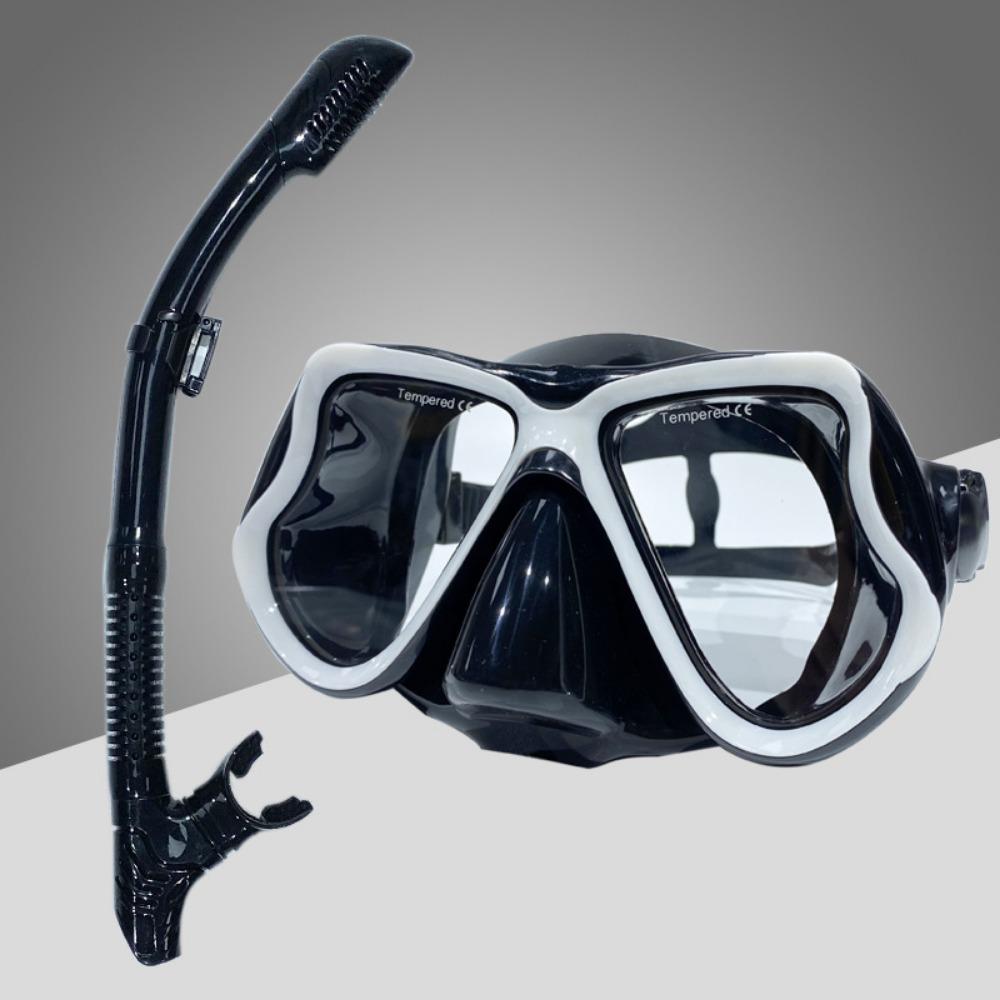 New diving goggles snorkel set. High Quality Durable Construction Stylish Design Practical Function Durable Construction Practical Daily Use average size