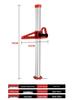 Multi-Functional Gypsum Board Cutter with Folding Handle and Dust-Free Stainless Steel Blade
