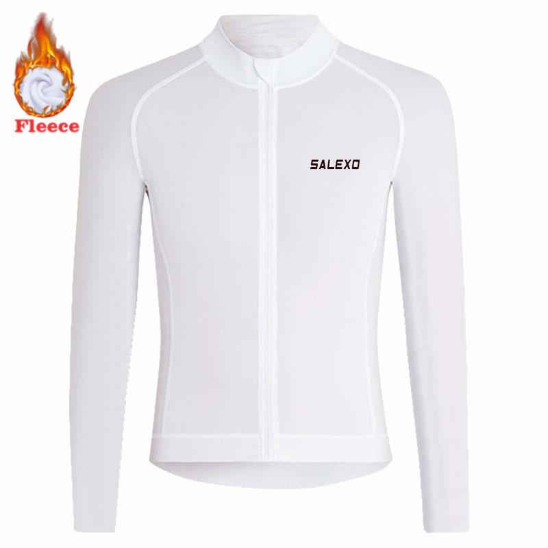 2026 Winter Fleece Warm Thermal Fleece Bicycle Set for Men, Long Sleeve Sportswear, Racing Jersey Suit, Pro Team Bicycle Clothing, Winter