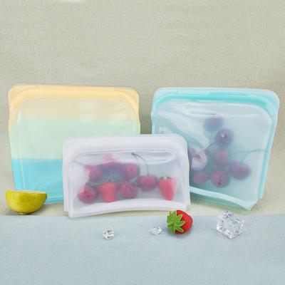 New Reusable Fresh-keeping Bag Food Grade Silicone Storage Bag Transparent Sealing Food Container