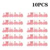 1-10PCS Small Christmas Train Decoration Cute Mini Ornament for Holiday Cake Topper Party Display and Festive Children Gift