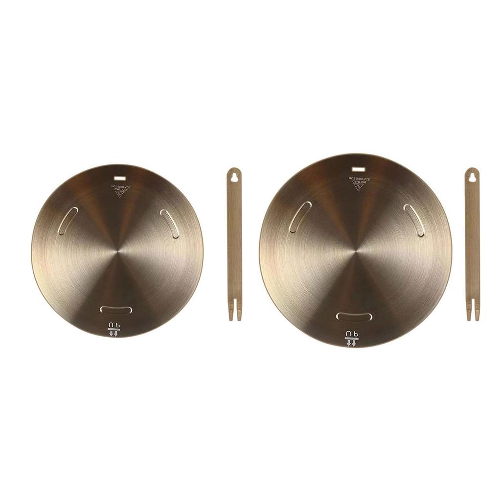 Induktionskochfeld Konverterplatte Hitzeverteilerplatte mit abnehmbarem Griff Edelstahl Textur für Küchenarbeitsplatte