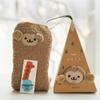 Japanese Christmas Cartoon Socks: Cozy Coral Fleece with 3D Embroidery for Women