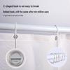 Shower Curtain with Cute Cartoon Design - Dry & Wet Separation, Punch-Free Installation