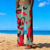 Pantalones Casuales Sueltos de Color Sólido Pantalones Rectos Estampados de Camuflaje para Hombre