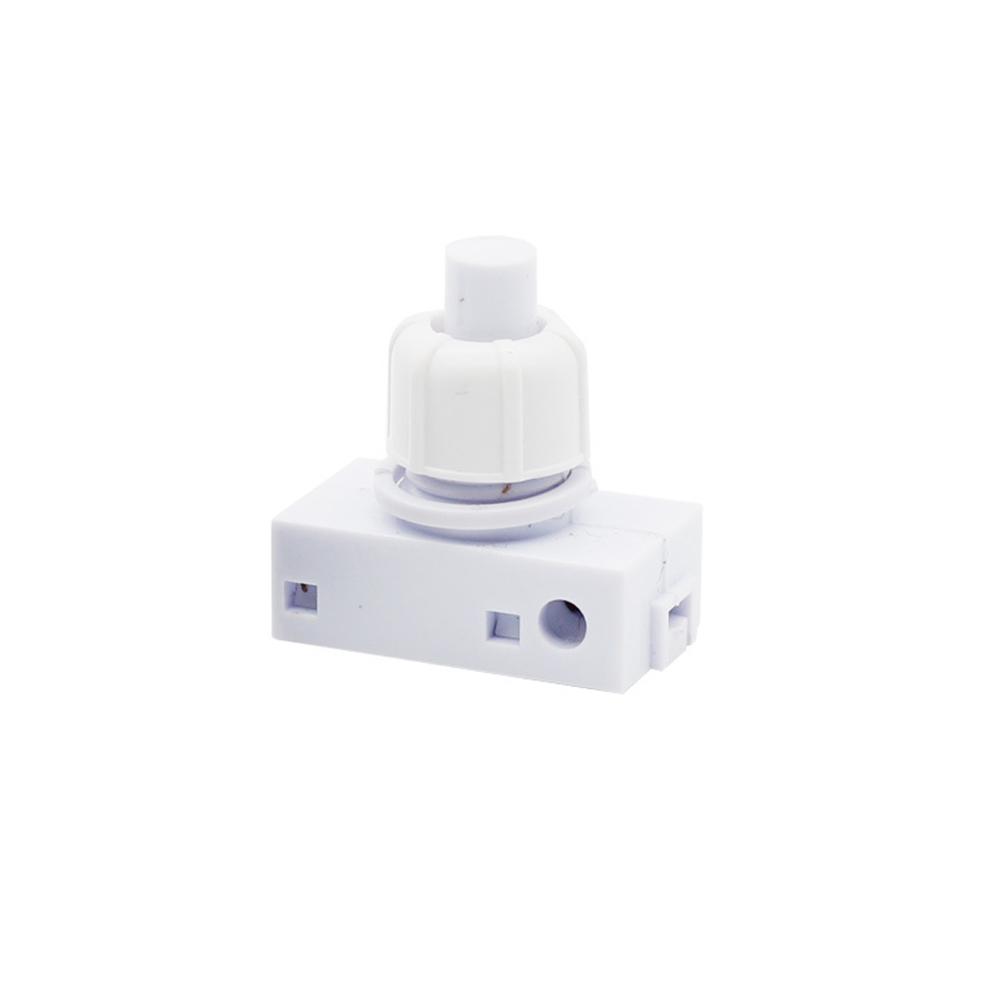 Electrical Pressure Switch for Lamps with Builtin Installation Rated 250V 2A Compatible with White or Black Cable Connections