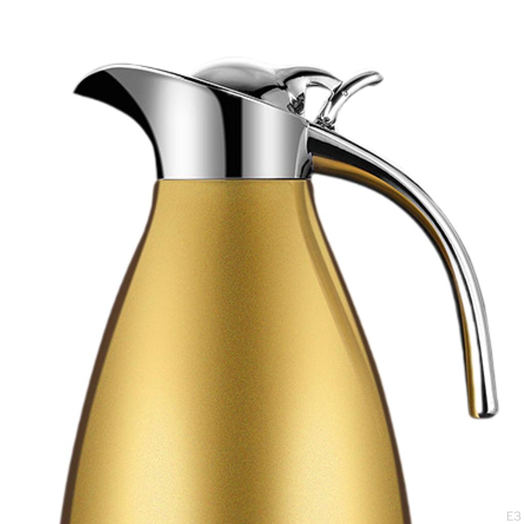 Stainless Steel Coffee Carafe Water Dispenser Leakproof Easy To Use Insulated Bottle for Juice