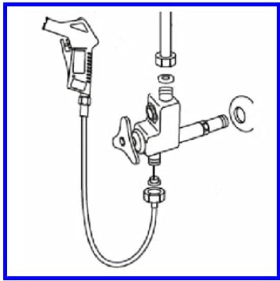 Asahi Eito Simple Flush Toilet Water Duster Set WB121 Newlet Toilet Simple Flush Toilet Parts