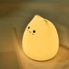 LED Colorful Night Light Animal Cat Silicone Soft Cartoon Baby Nursery Lamp for Children Gift