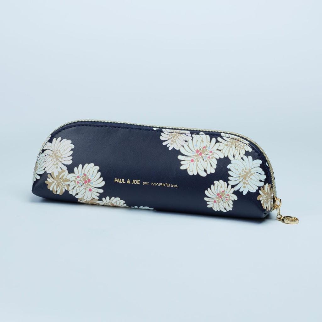 Paul Joe S2 Pencil & Case, Chrysanthemum, Navy, PAJ-PEC32-NV