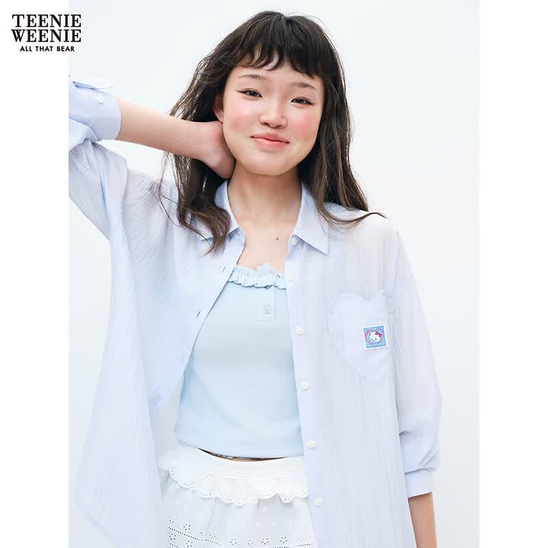 Teenie Weenie Little Bear Cartoon Women's Shirt
