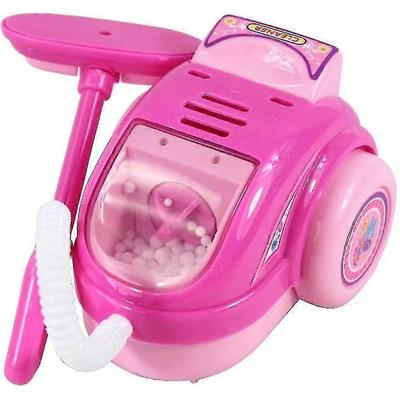 Kinderspielzeug Rollenspiel Staubsauger Realistisches Spielzeug mit Lichtern & Geräuschen(Rosa)