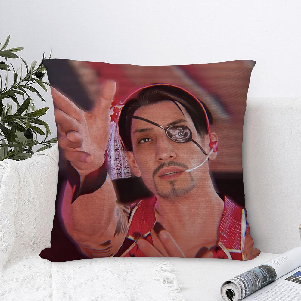 Love G-Goro Majima Y-Yakuza Pillow Case Sofa Decorative Home Double-sided Print Plush Square Throw Pillow Covers Cushion Decor
