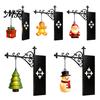 Battery Operated Bookshelf Lamp Christmas Lamp, Nook Light with Warm LED Nightlight, 3D Printed Shade, Whimsical Library Display Vintage Hidden Metal